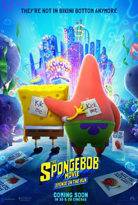 دانلود انیمیشن باب اسفنجی The SpongeBob Movie: Sponge on the Run 2020